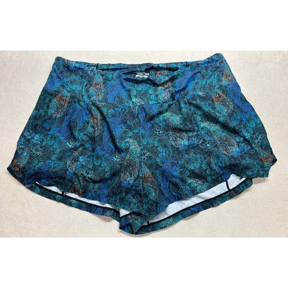 Constantly Varied Gear Shorts Womens XL Blue Don't be Koi Graphic Gym Pull On